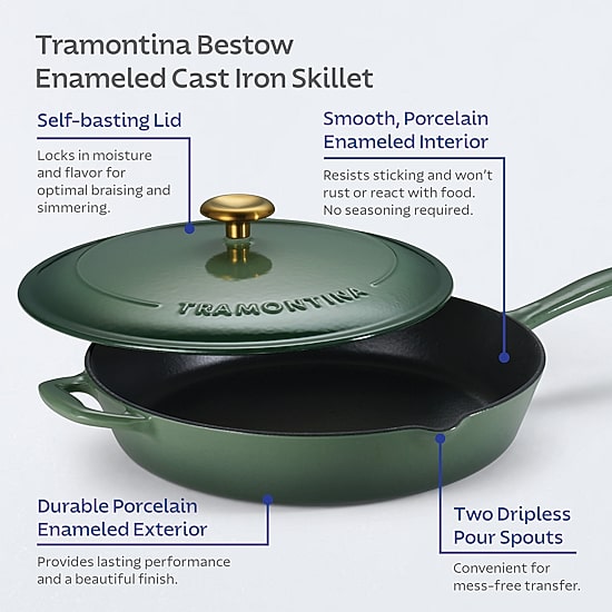 Tramontina Bestow Cast Iron 12" Skillet