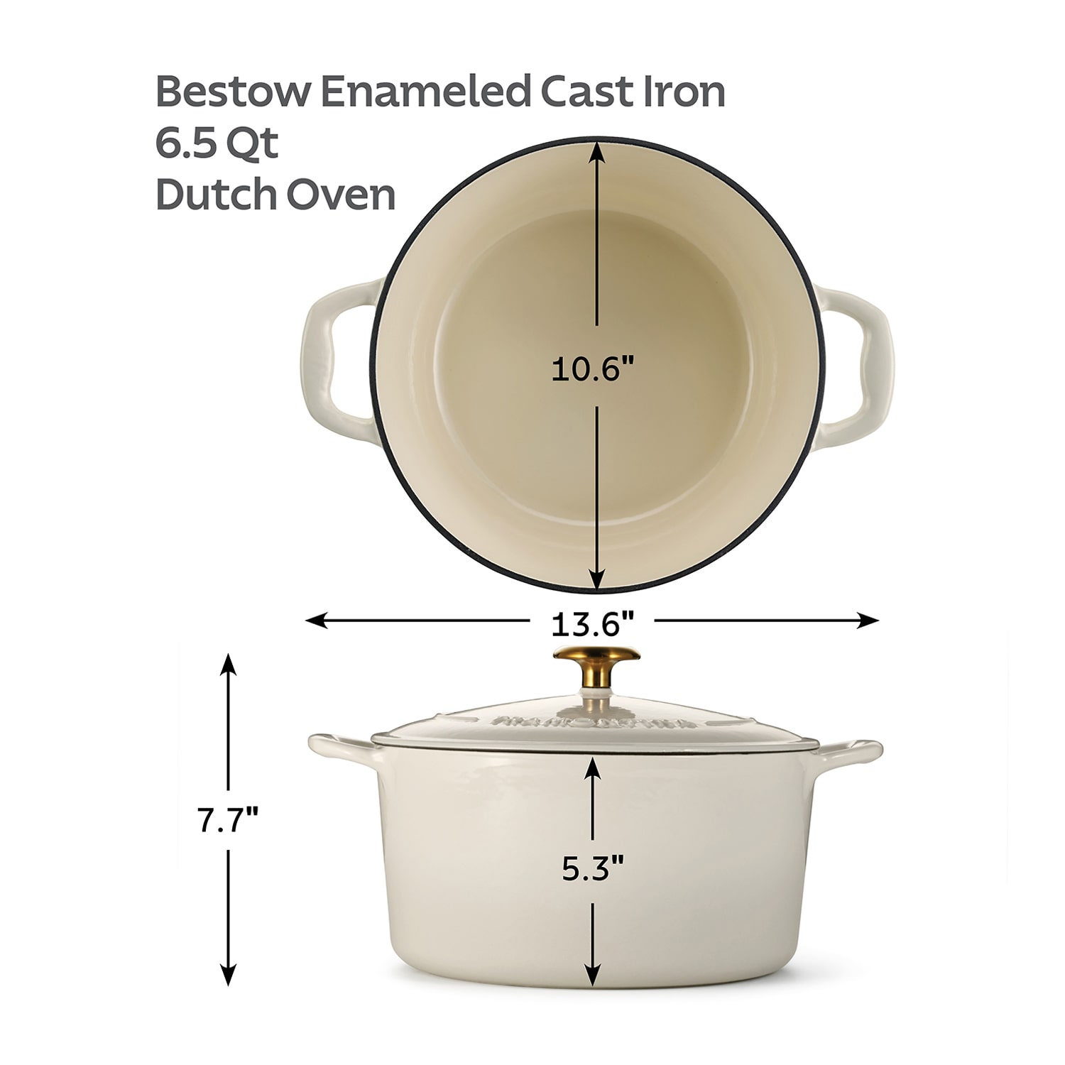 Tramontina Bestow Cast Iron 6.5-qt. Dutch Oven