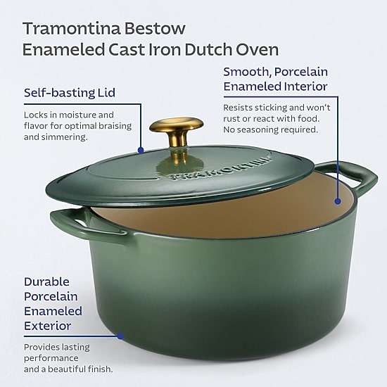 Tramontina Bestow Cast Iron 5.5-qt. Dutch Oven