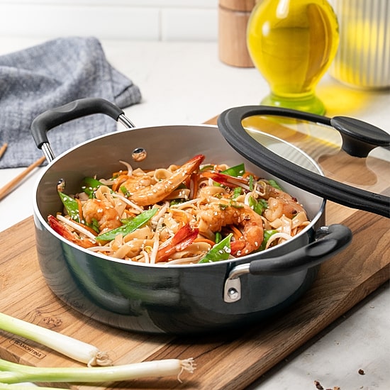 Tramontina Aluminum Ceramic 11-pc. Nesting Cookware Set