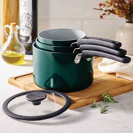 Tramontina Aluminum Ceramic 6-pc. Nesting Cookware Set