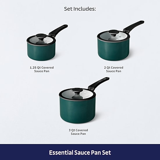 Tramontina Aluminum Ceramic 6-pc. Nesting Cookware Set
