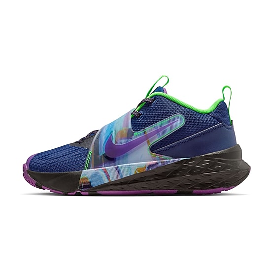 Nike Team Hustle D 12 Se Glitch Big Kid Unisex Basketball Shoes
