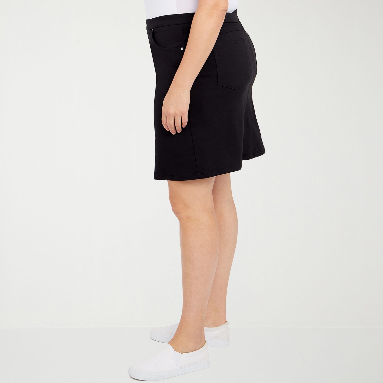 Hearts Of Palm Womens Mid Rise Plus Skort
