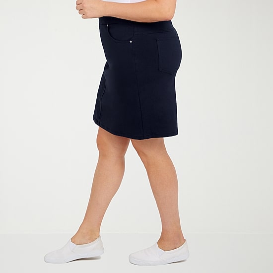 Hearts Of Palm Womens Mid Rise Plus Skort
