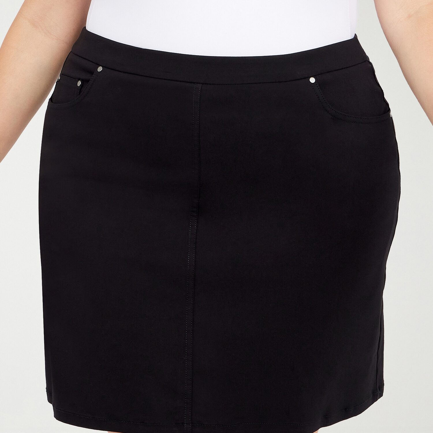 Hearts Of Palm Womens Mid Rise Plus Skort