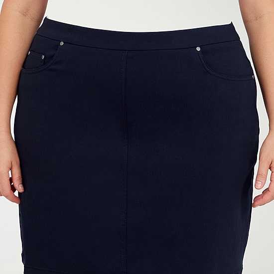 Hearts Of Palm Womens Mid Rise Plus Skort