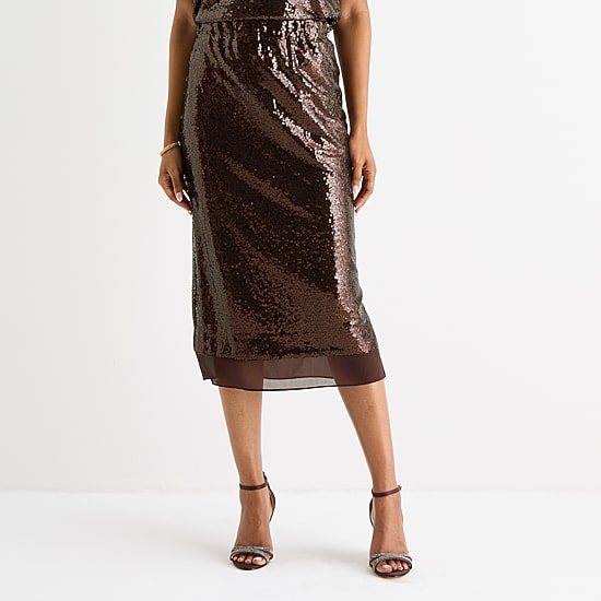 Liz Claiborne Womens Plus Mid Rise Pencil Skirt