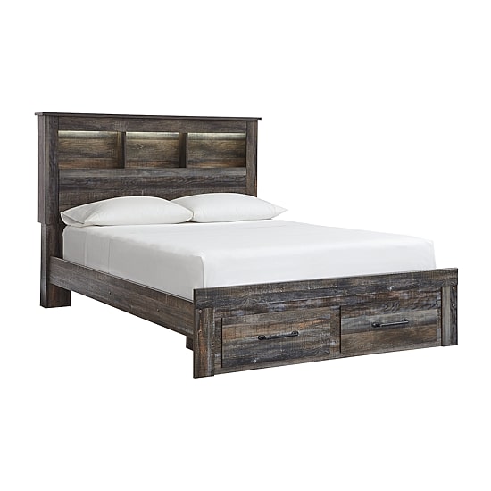 Signature Design by Ashley® Drystan Bookcase Bed with 2 Storage Drawers