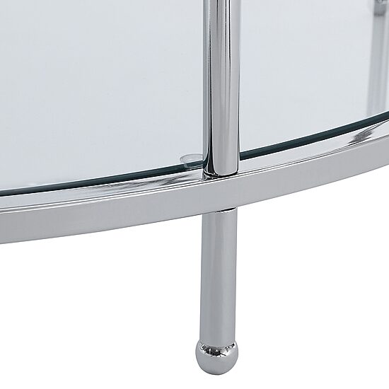 Convenience Concepts Royal Crest Glass Coffee Table