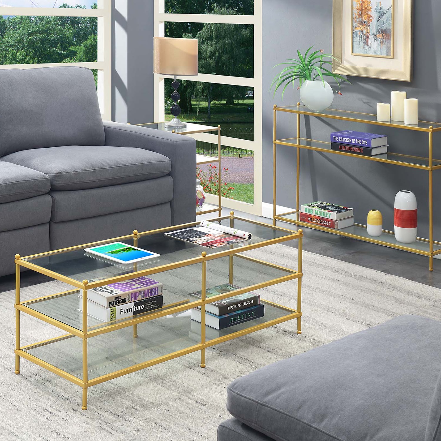 Royal Crest 3-Tier Coffee Table
