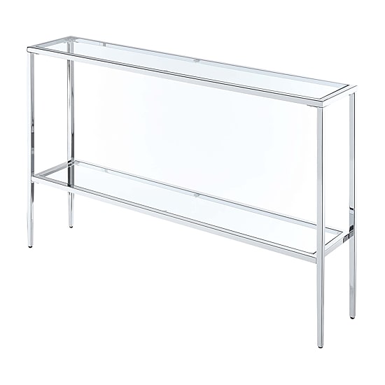 Convenience Concepts Nadia Glass Console Table