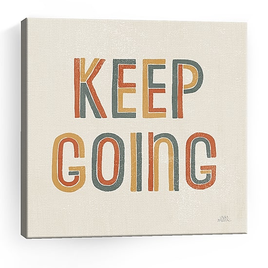 Lumaprints Retro Words Ii Giclee Canvas Art