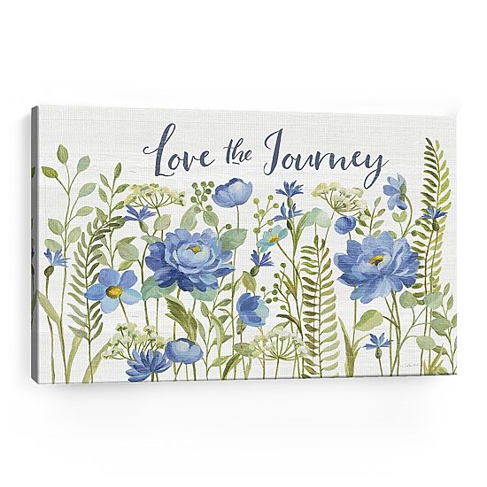 Lumaprints Botanical Blue Ii Giclee Canvas Art