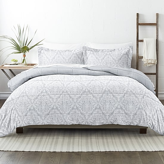Casual Comfort Premium Down Alternative English Countryside Reversible Comforter Set