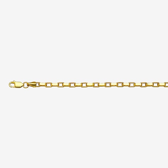 Unisex Adult 14K Gold 24 Inch Box Chain Necklace