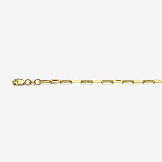 Womens 18 - 20 Inch 14K Gold Link Necklace Paperclip