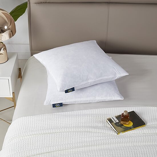 Serta® Cotton 2 Pack Medium Density Bed Pillow