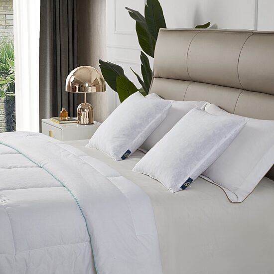 Serta® Cotton 2 Pack Medium Density Bed Pillow