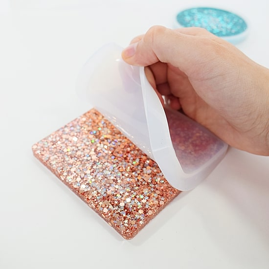 Art 101 Crafts Resin Glitter Coasters with 23 Pieces