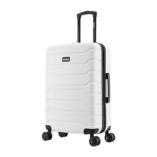 InUSA Trend 24 Inch Hardside Lightweight Checked Spinner Luggage