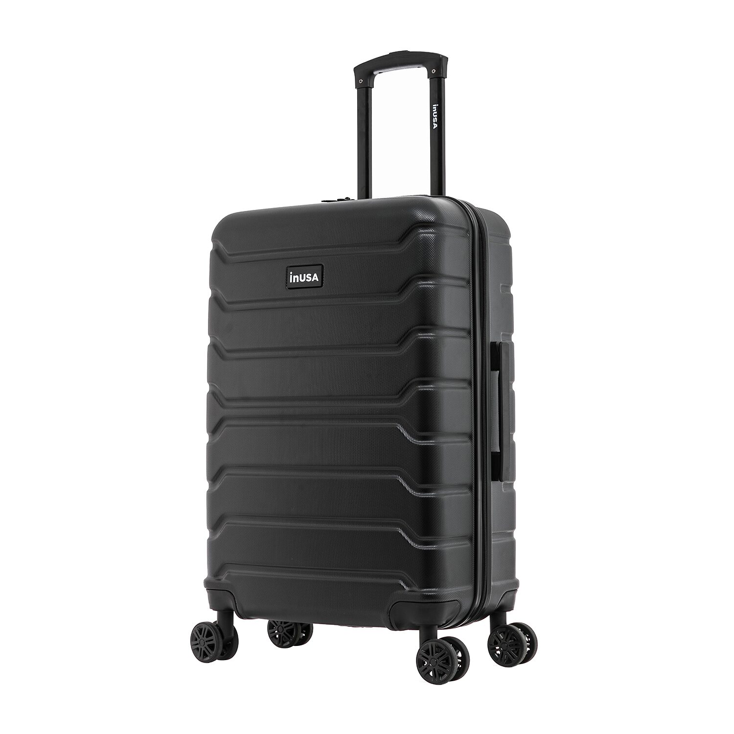 InUSA Trend 24 Inch Hardside Lightweight Checked Spinner Luggage