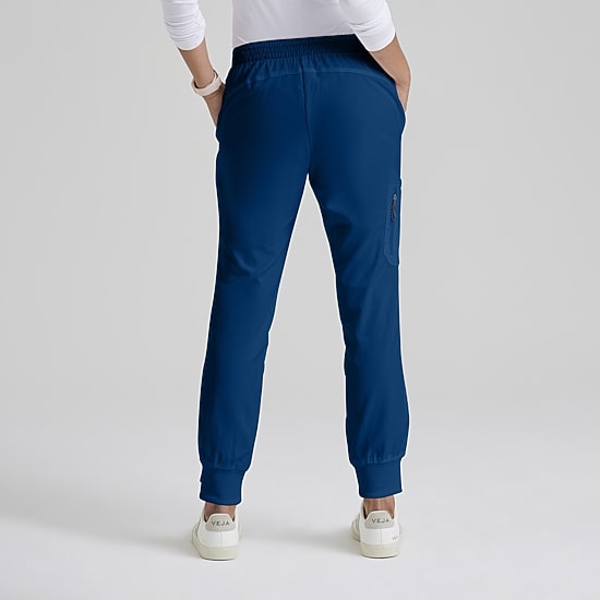 Grey's Anatomy™ by Barco Classic Grp534 Kira 5-Pocket Mid-Rise Jogger Womens Moisture Wicking Scrub Pant