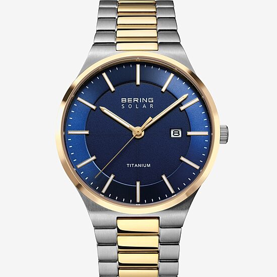 Bering Mens Two Tone Bracelet Watch 14439-717