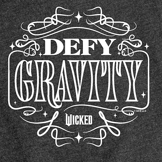Defy Gravity Big Kid Girls Crew Neck Short Sleeve Wicked T-Shirt