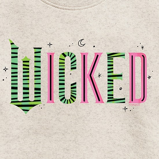 Big Kid Girls Crew Neck Long Sleeve Wicked Sweatshirt