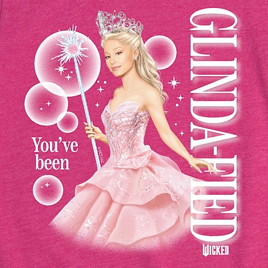 Glindafied Big Kid Girls Crew Neck Short Sleeve Wicked T-Shirt