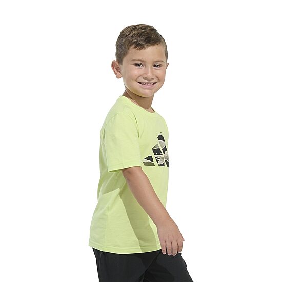 adidas Little Boys Crew Neck Short Sleeve Regular Fit Graphic T-Shirt