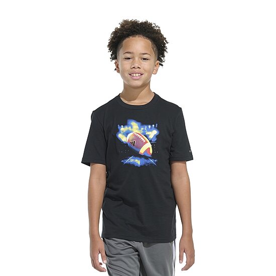 adidas Big Kid Boys Crew Neck Short Sleeve Regular Fit Graphic T-Shirt