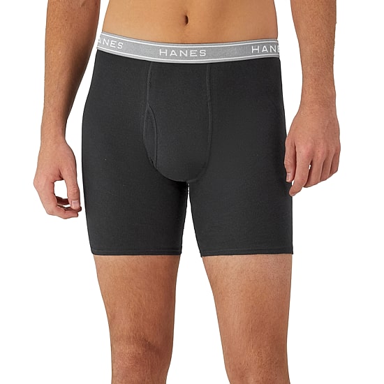 Hanes Freshiq Comfortflex Mens 6 Pack Boxer Briefs J349b6