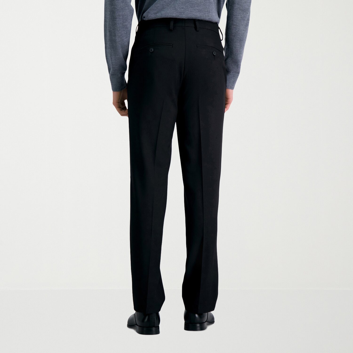 Haggar Premium Comfort Mens Straight Fit Dress Flat Front Pant