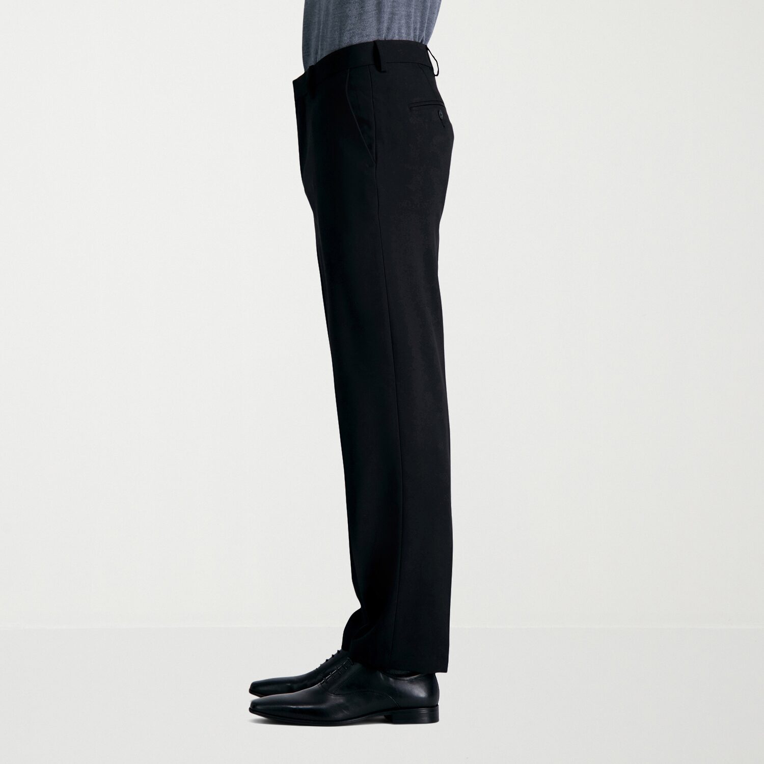 Haggar Premium Comfort Mens Straight Fit Dress Flat Front Pant