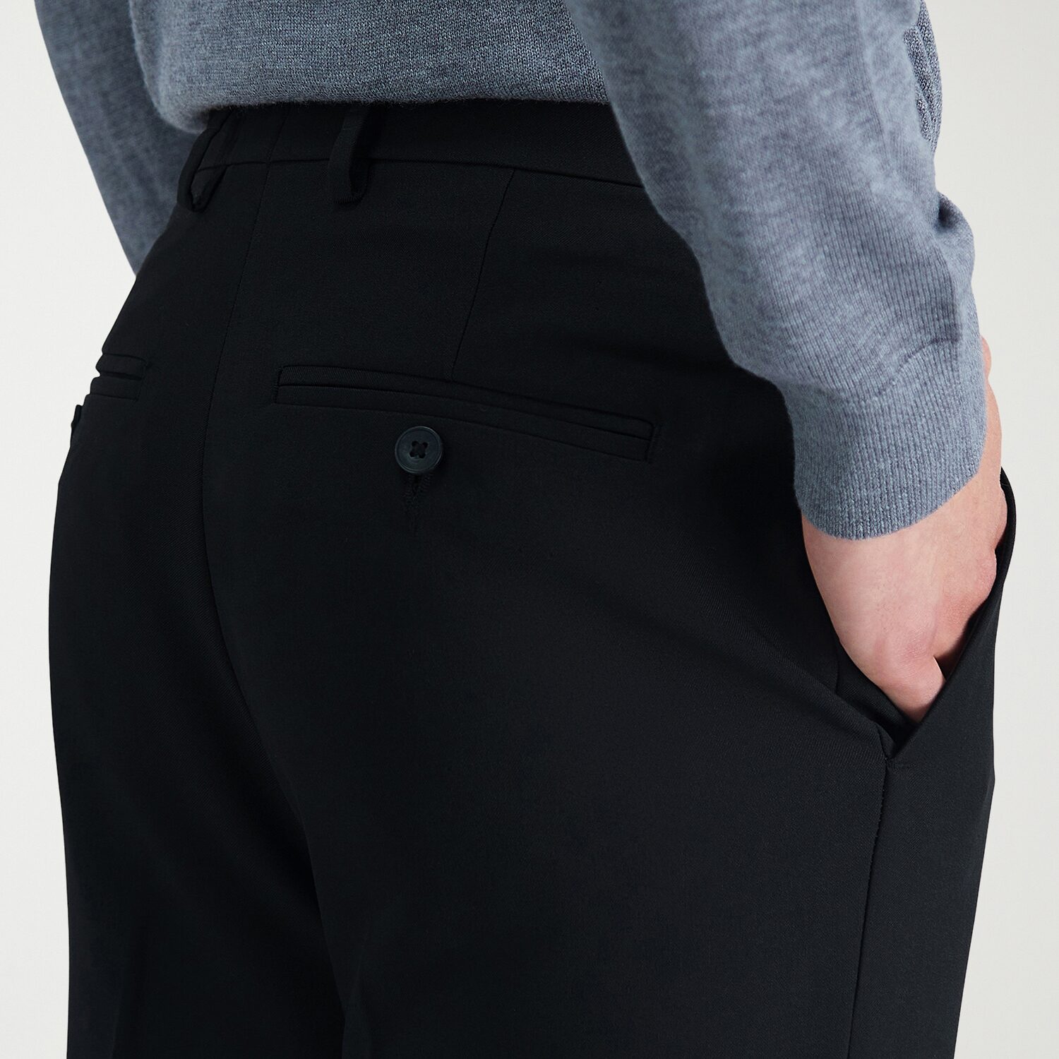 Haggar Premium Comfort Mens Straight Fit Dress Flat Front Pant
