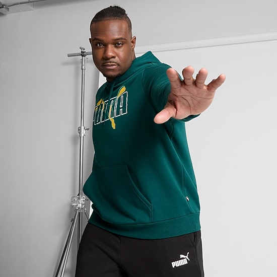 PUMA Mens Long Sleeve Active Big and Tall Hoodie