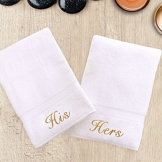 Linum Home Textiles His And Hers 2-pc. Hand Towel