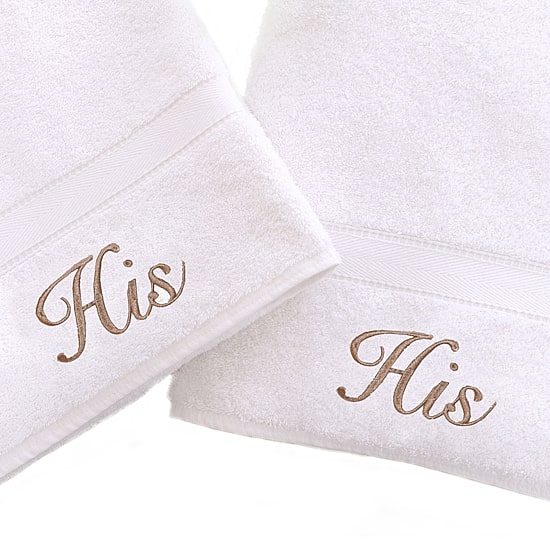 Linum Home Textiles His And His 2-pc. Hand Towel