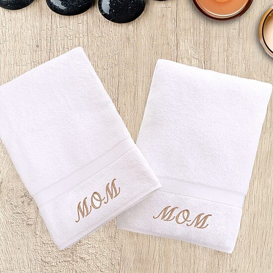 Linum Home Textiles Mom 2-pc. Hand Towel