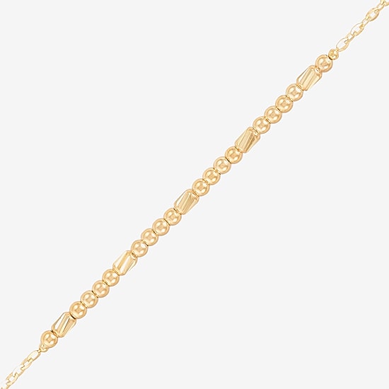 Gold Addiction Womens 10K Gold 18 Inch Cable Chain Necklace