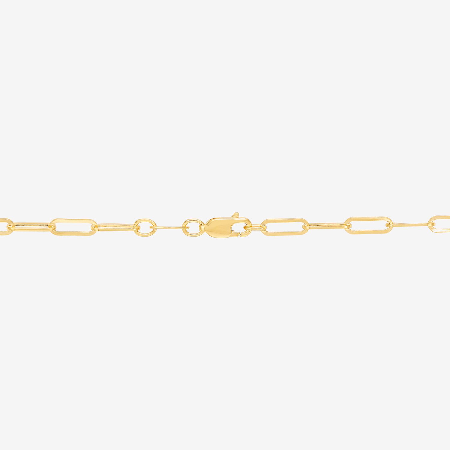 Bonded Brilliance Womens 14K Gold Bonded With Sterling Silver 18 Inch Link Chain Necklace