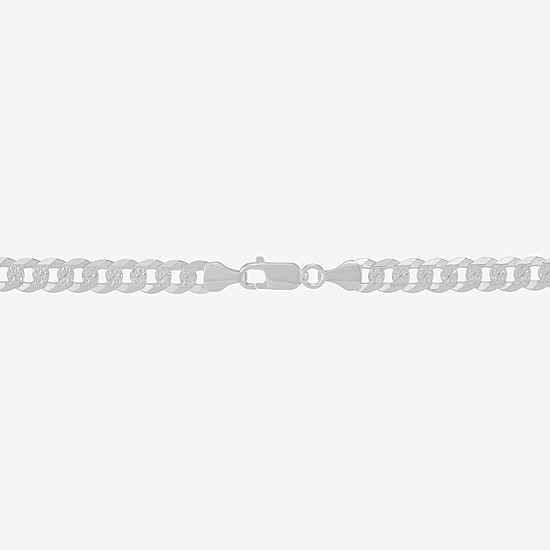 Mens Sterling Silver 22 Inch Curb Chain Necklace
