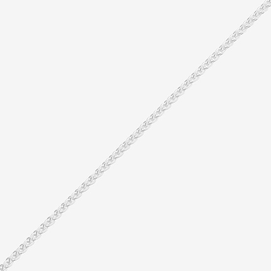 Made in Italy Womens Sterling Silver 24 Inch Wheat Chain Necklace