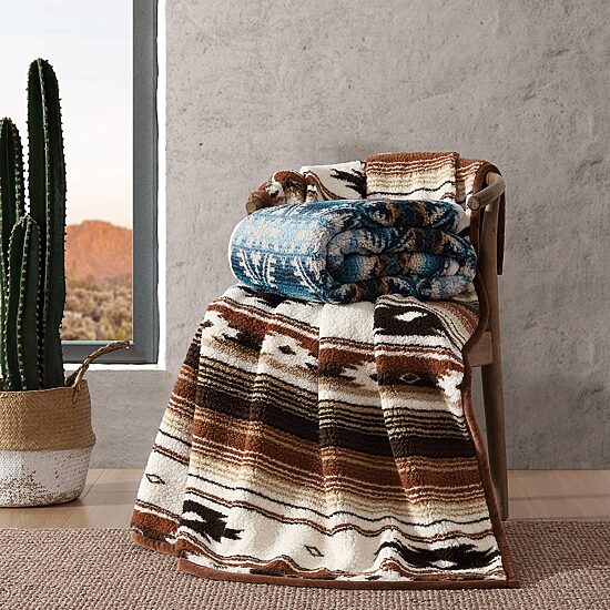 Wrangler Coyote Sands 50x60 Washable Throw