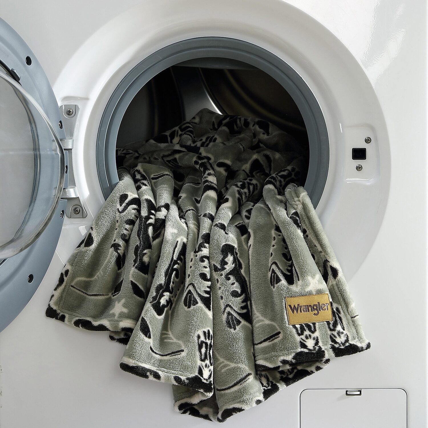 Wrangler Knockin' Boots 50x60 Washable Throw