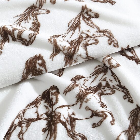 Wrangler Mustangs Washable Throw