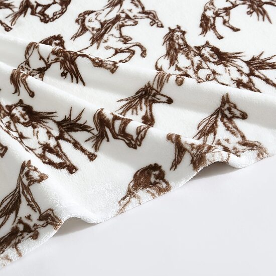 Wrangler Mustangs Washable Throw