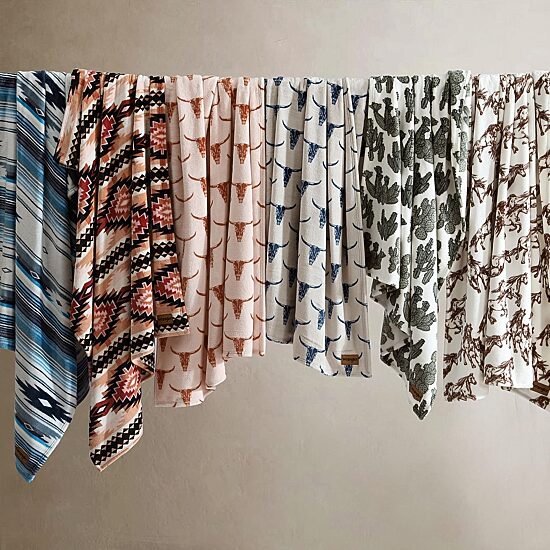 Wrangler Cactus Garden Washable Throw
